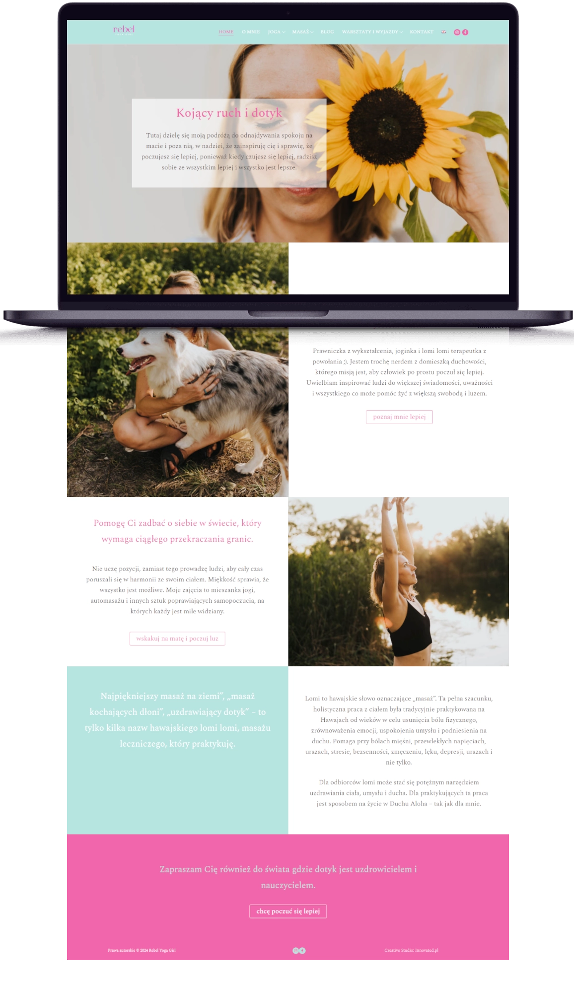 Projektowanie-stron-firmowych-Krakow-Rebel-Yoga-Girl-Home